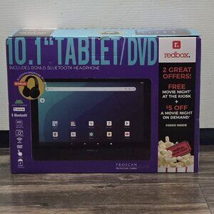 Proscan 10.1" Tablet/DVD Player Combo + Bluetooth Headphones New In Box